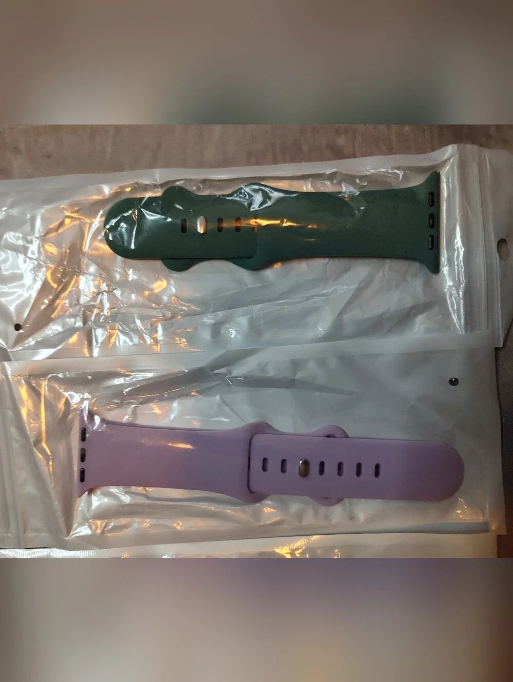 4 Silicone Watch Straps — Pastel Lavender, Plum, Sky Blue & Sage Green
